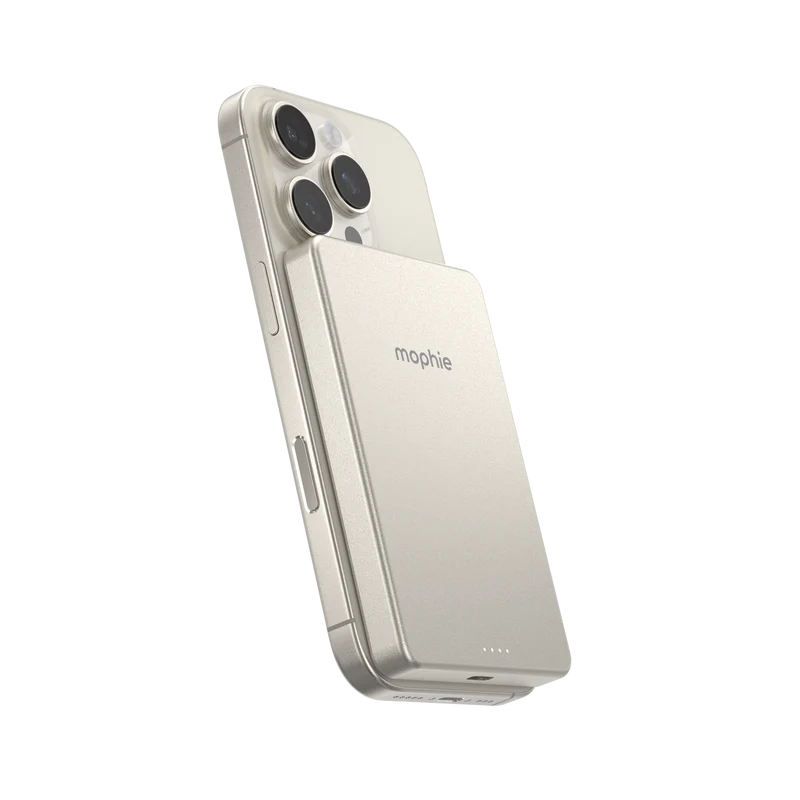 Mophie Snap+ Powerstation Mini 5K Magnetic White Titanium