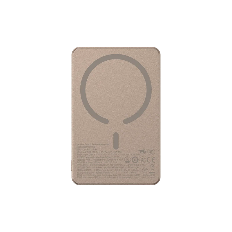 Mophie Snap+ Powerstation Mini 5K Magnetic Desert Titanium