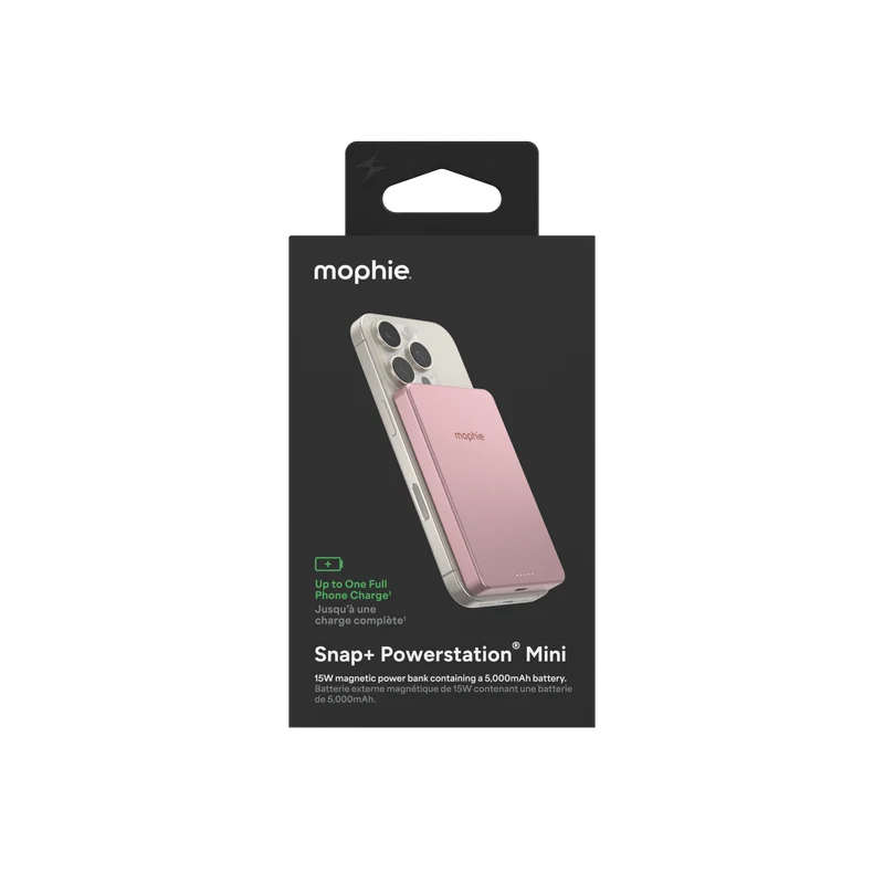 Mophie Snap+ Powerstation Mini 5K Magnetic Rose Gold