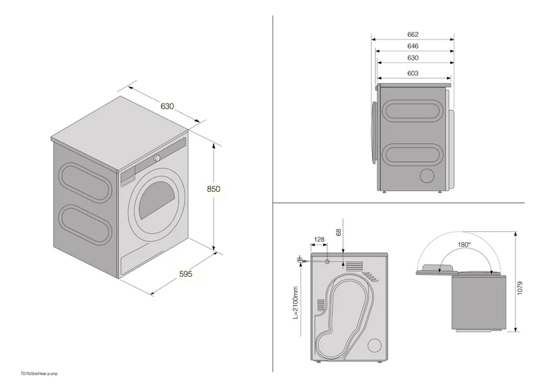 ASKO 9kg Style Heat Pump Dryer