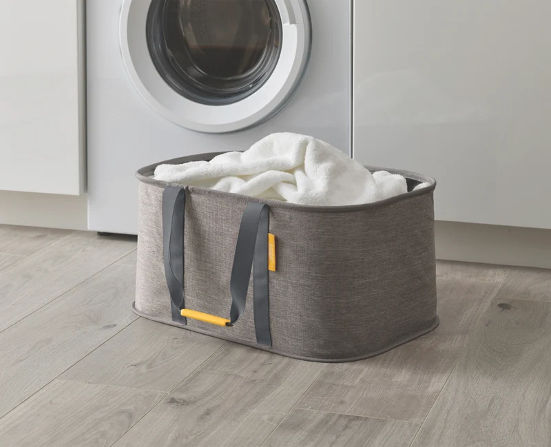 Joseph Joseph 35 Litre Hold All Collapsible Laundry Basket Grey