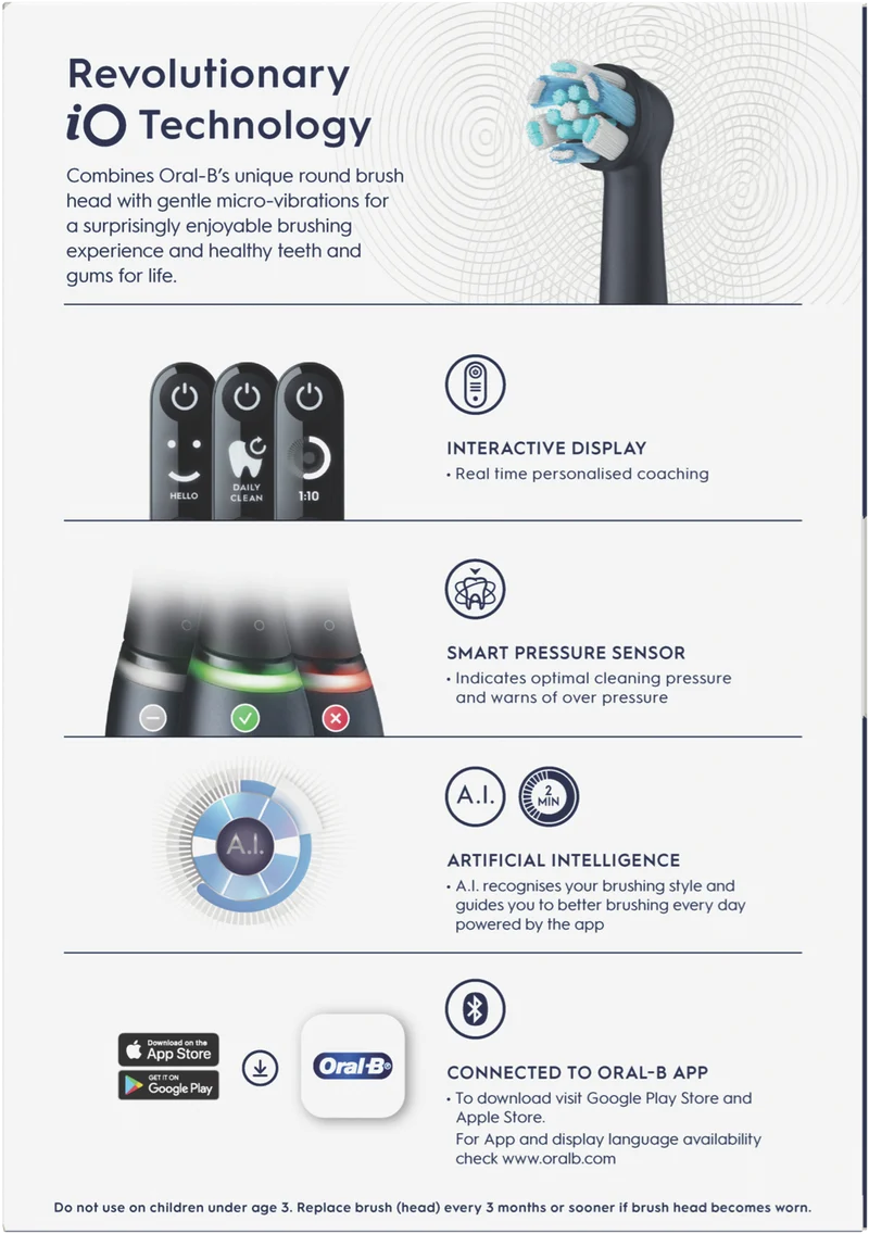 Oral B IO6 Black Electric Toothbrush