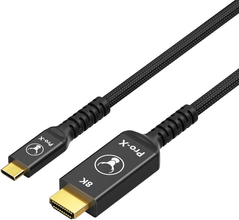 Bonelk Pro-X Long-Life USB-C to HDMI Cable 2.5m (Black)