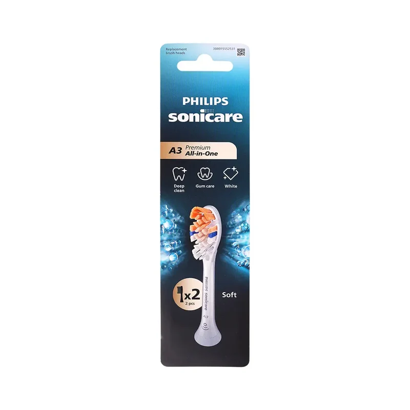 Philips Sonicare A3 Premium 2 Brush Heads White HX9092/14