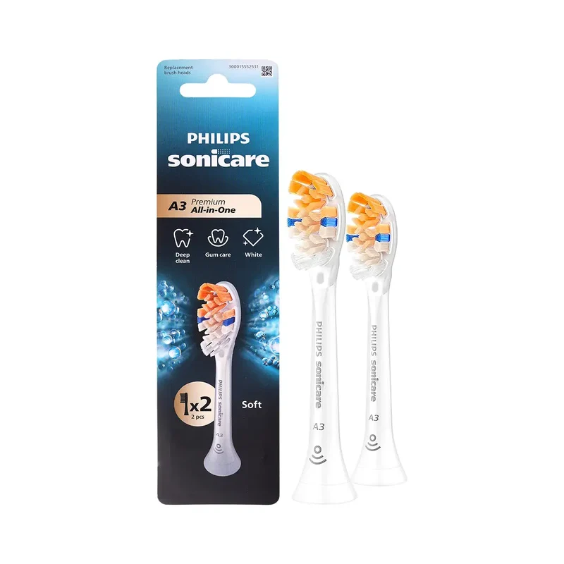 Philips Sonicare A3 Premium 2 Brush Heads White HX9092/14