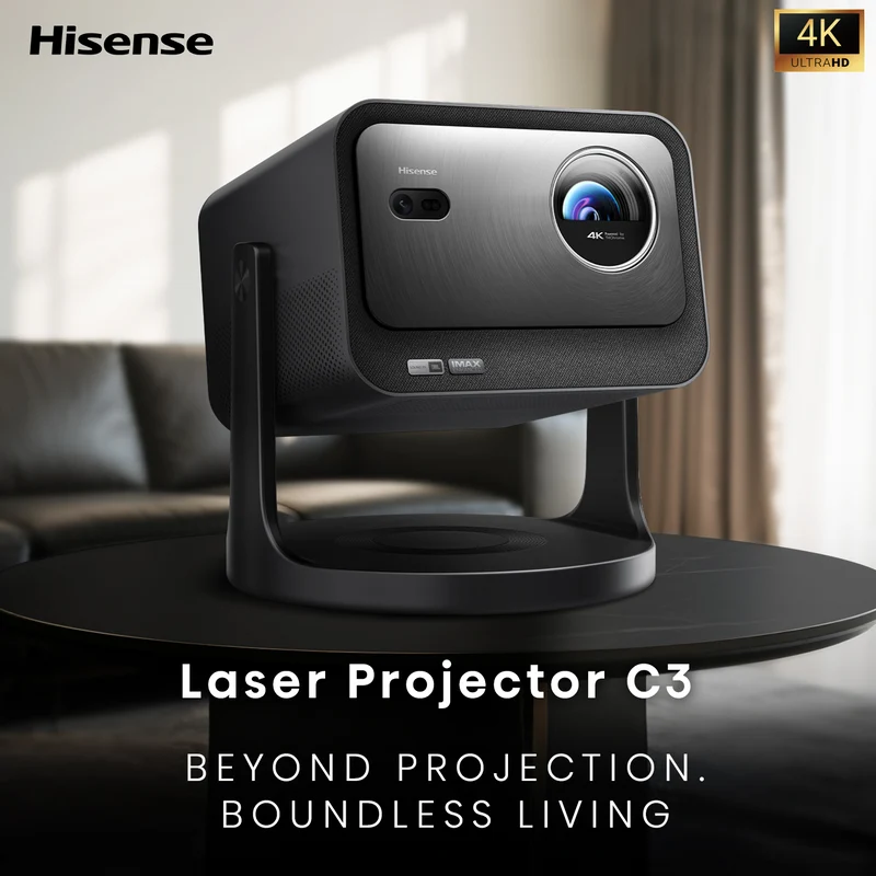 Hisense 65 - 300in C3 4K Triple Laser Projector