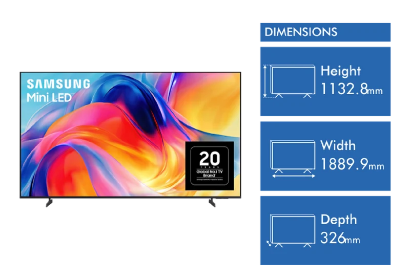 Samsung 85" M70H Mini LED 4K Smart TV 2026