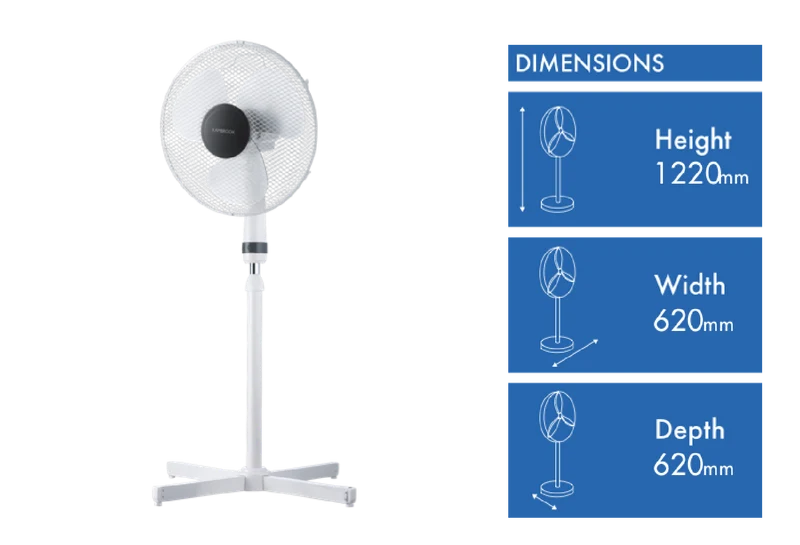 Kambrook 40cm Arctic Pedestal Fan