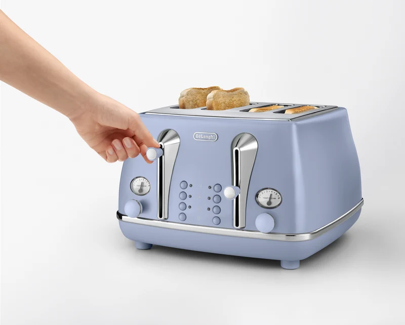 DeLonghi Icona Capitals 4 Slice Toaster Dubai Blue