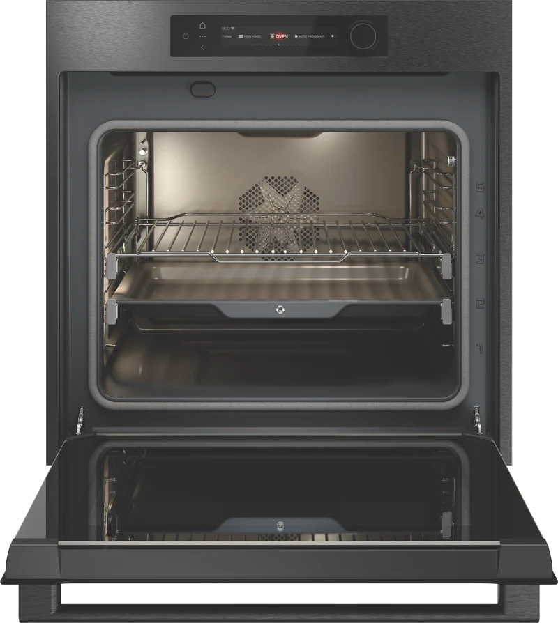 ASKO Craft Frame 60cm Pyrolytic Oven, Black Steel