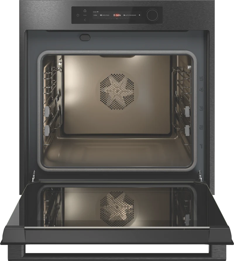 ASKO Craft Frame 60cm Pyrolytic Oven, Black Steel