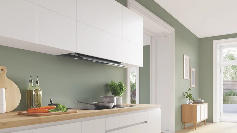 Bosch Series 8 90cm Integrated Rangehood, Matt Black
