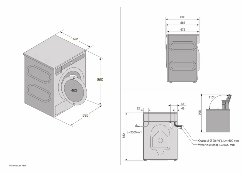 ASKO 8kg Classic Front Load Washer