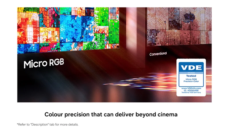 Samsung 65" MICRO RGB R85H 4K Smart AI TV 2026