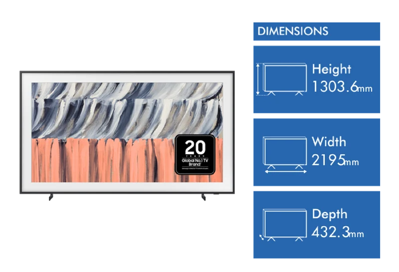 Samsung 98" LS03H The Frame QLED 4K Smart TV 2026