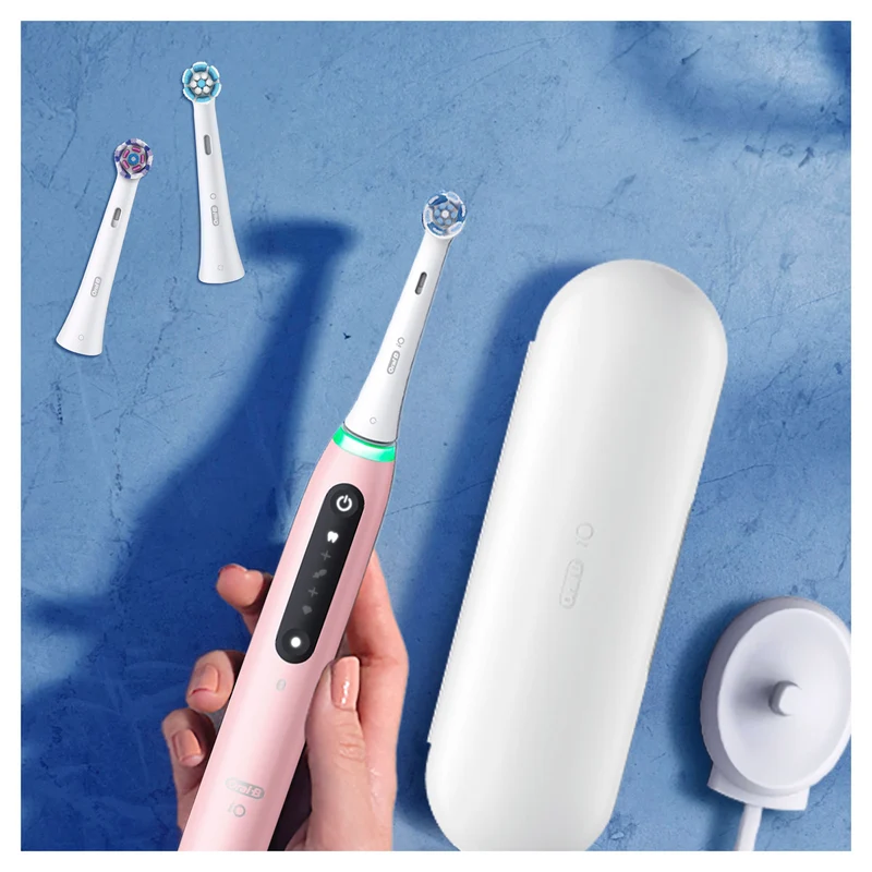 Oral B iO 5 Personalised Clean Electric Toothbrush Blush Pink