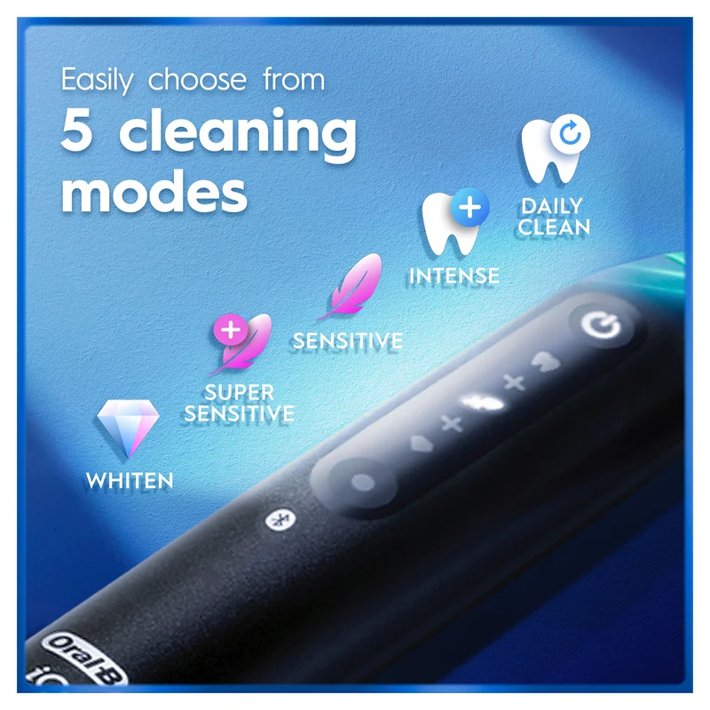 Oral B iO 5 Personalised Clean Electric Toothbrush Matte Black