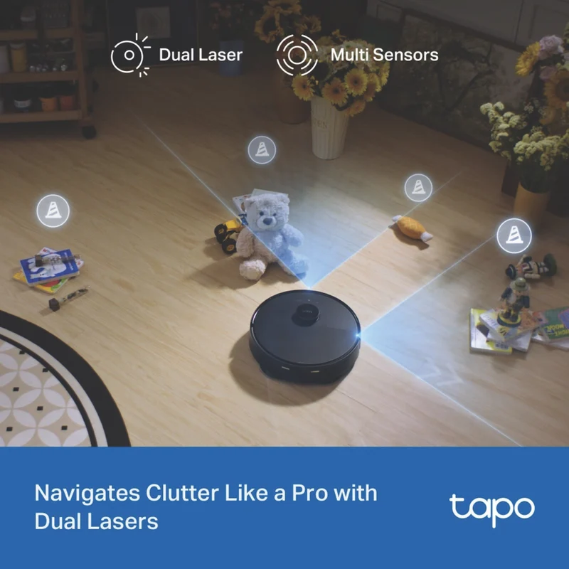 TP-LINK Tapo RV50 Pro Omni Robot Vacuum and Mop with All-In-One Dock