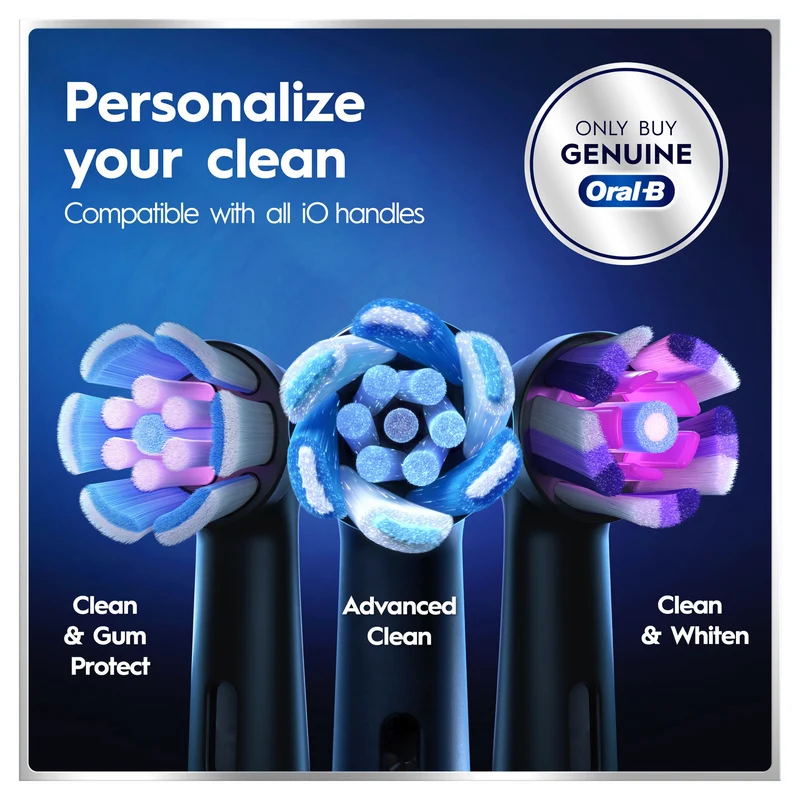 Oral B iO 6 Connected Coach Advanced Clean Electric Toothbrush Black Lava