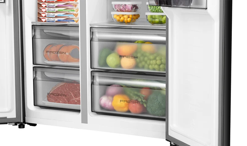 Hisense 541L Side by Side Refrigerator