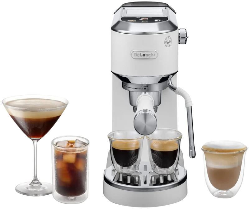 DeLonghi Dedica Duo With Cold Brew Coffee Machine White