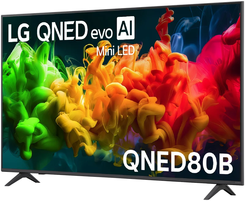 LG 65" QNED80B EVO AI Mini LED 4K Smart TV 2026