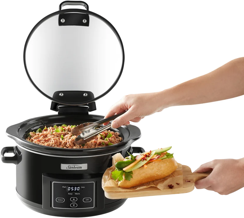 Sunbeam 4.7 Litre Lift And Serve Slow Cooker