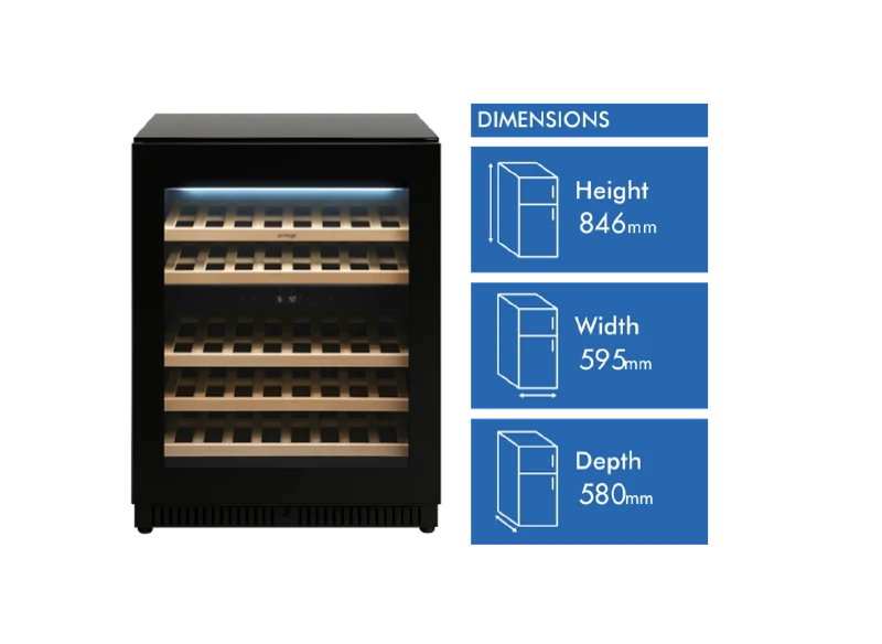 Omega 46 Bottle Dual Zone Wine Cabinet