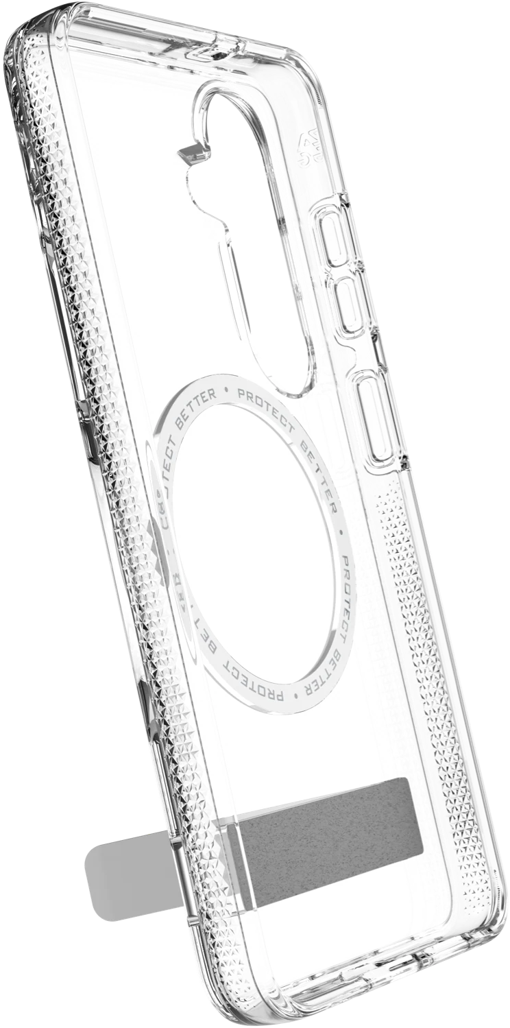 ZAGG Samsung Galaxy S26 Crystal Palace Snap Kickstand Case Clear
