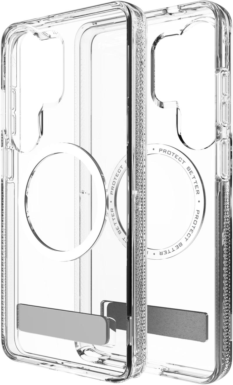 ZAGG Samsung Galaxy S26 Ultra Crystal Palace Snap Kickstand Case Clear