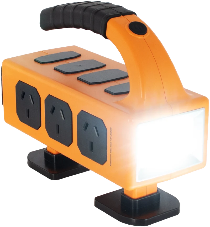 Tool Guardian 5-Way Power Block with Worklight