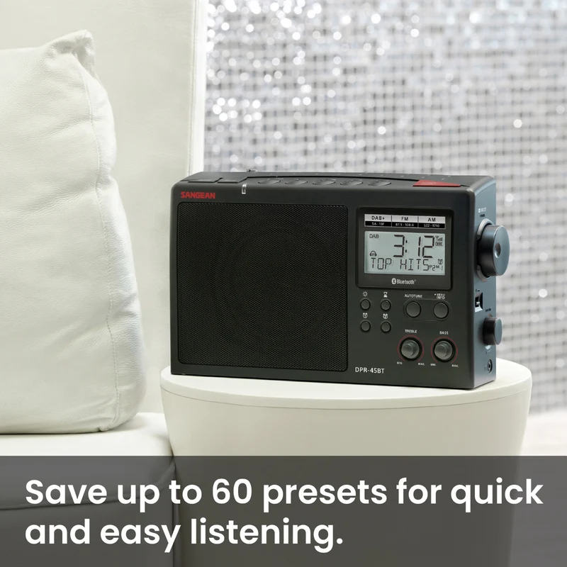 Sangean DAB+ AM/FM Portable Bluetooth Radio