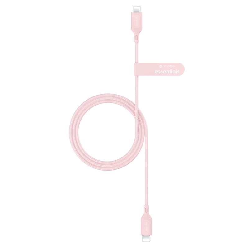 Mophie Essential 30W USB-C Wall Charger & C-C Cable Pink