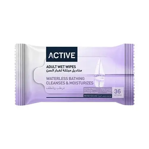 Active Hygiene Adult Wet Wipes 36pcs