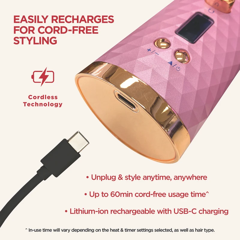 VS Sassoon Unbound Shine ProCordless Auto Curler