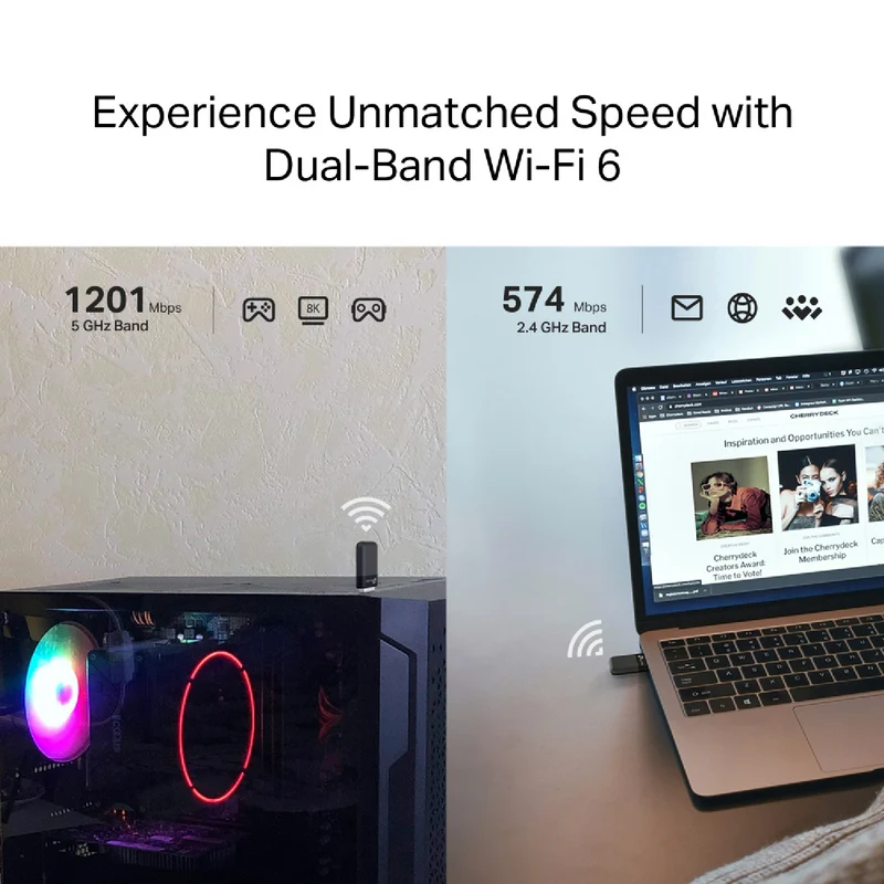 TP-LINK AX1800 Dual Band Wi-Fi 6 Wireless USB Adapter