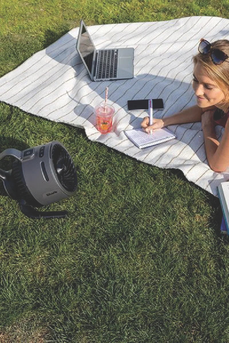 Shark FlexBreeze HydroGo Misting Portable Fan (Dark Grey)