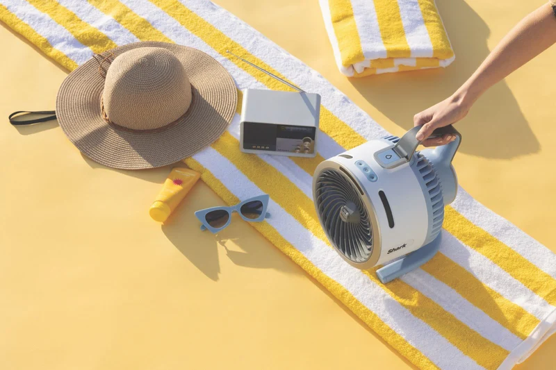 Shark FlexBreeze HydroGo Misting Portable Fan (Glacier)