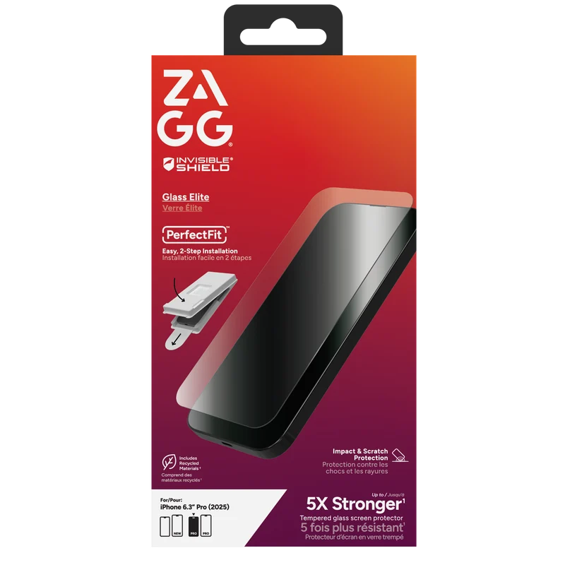 ZAGG InvisibleShield iPhone 17 Pro Glass Elite Screen Protector