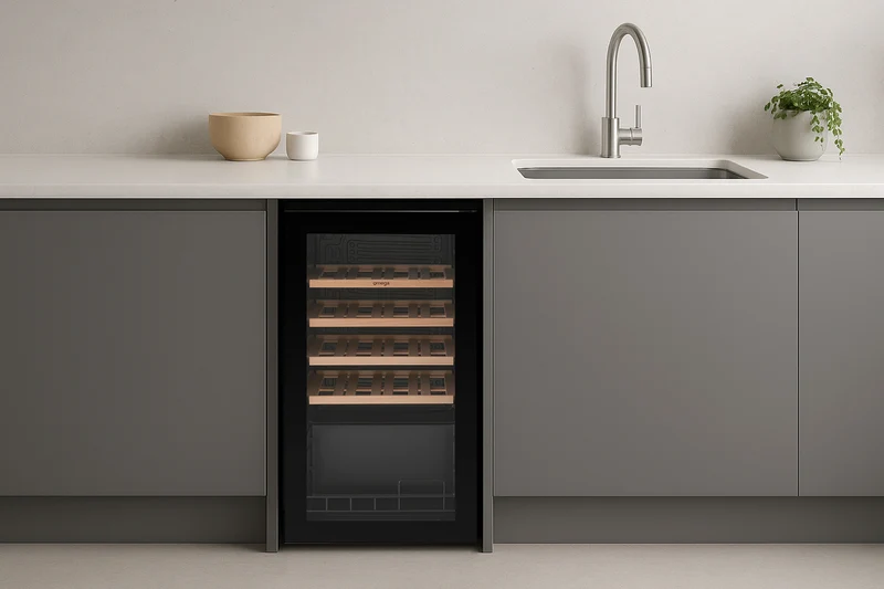 Omega 34 Bottle Freestanding Wine Cabinet