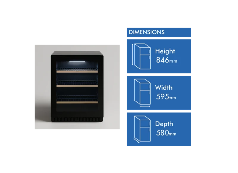 Omega 140 Can Single Zone Beverage Centre