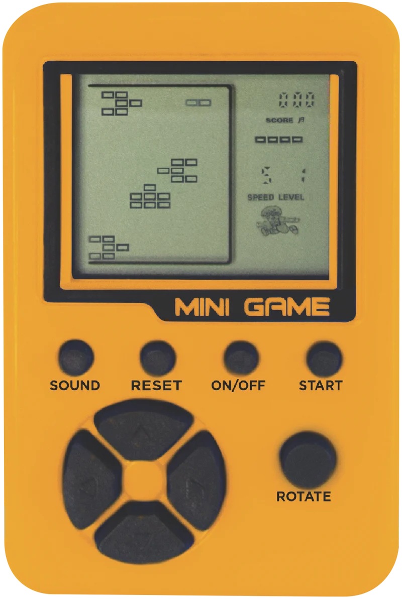 Techxtras KeyChain Game Machine (Yellow)