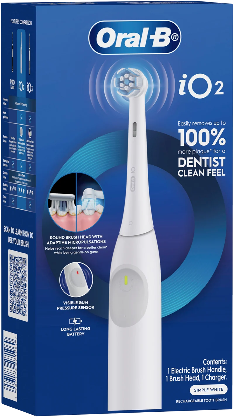 Oral B iO Series 2 Gentle Clean Sensitive White Electric Toothbrush
