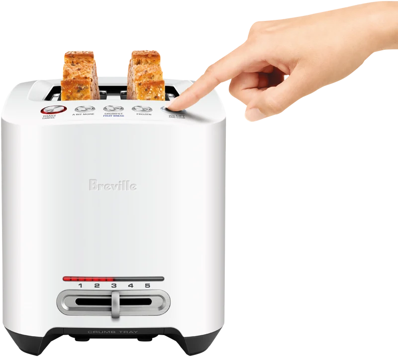 Breville The Smart Toast 4 Slice Long Slot Sea Salt Toaster