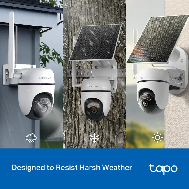 TP-LINK 2K Solar-Powered Pan/Tilt 4G LTE Security Camera