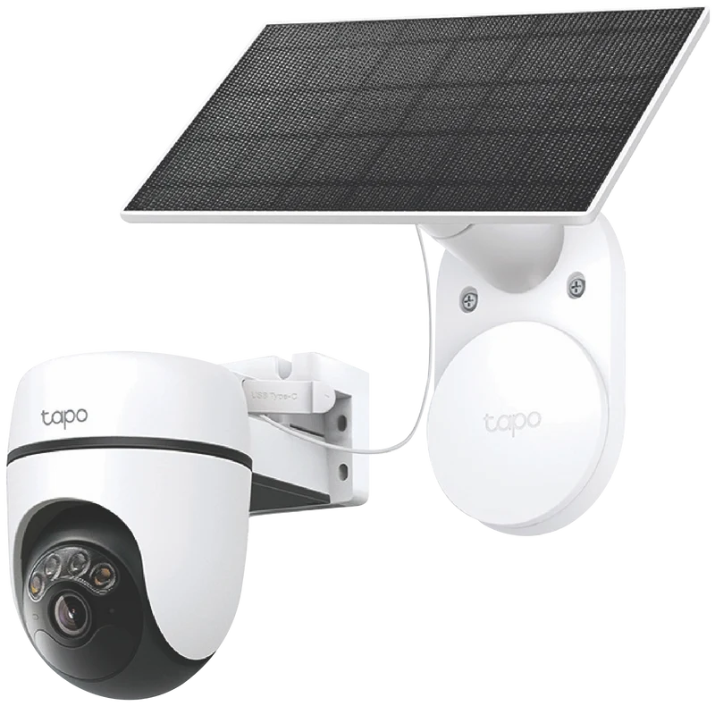 TP-LINK 2K Solar-Powered Pan/Tilt Security Camera Kit