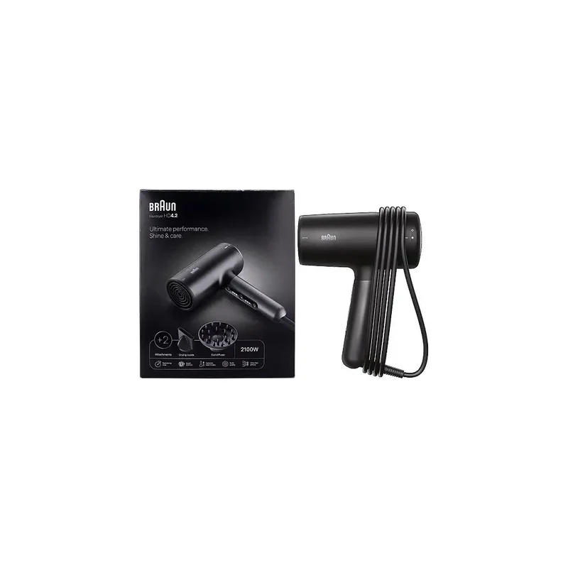 Braun Hairdryer 2100W- Electro Black