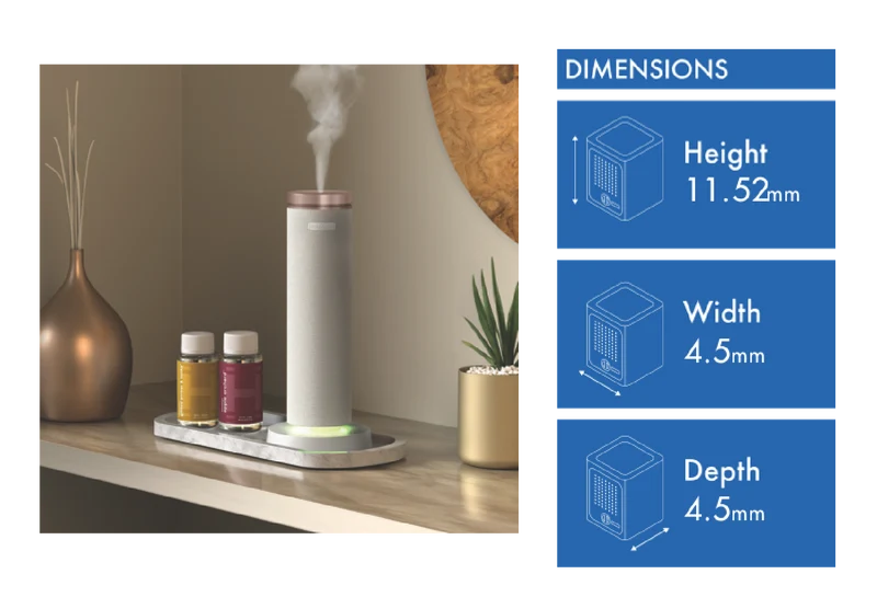 Homedics SereneScent Waterless & Wireless Diffuser Bundle