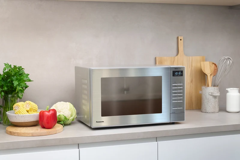 Panasonic 32L 1100W Inverter Microwave - Stainless Steel