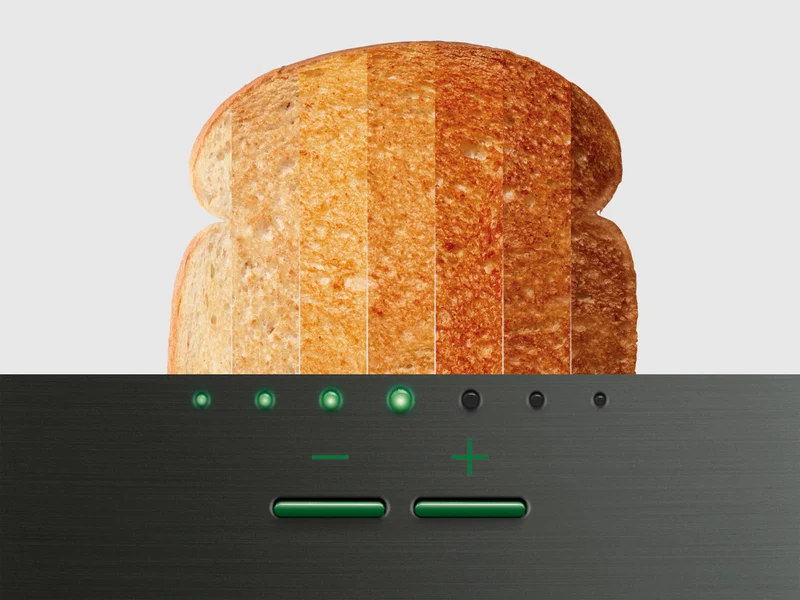 Breville The Eye Q 870 Auto 4 Slice Black Truffle Toaster